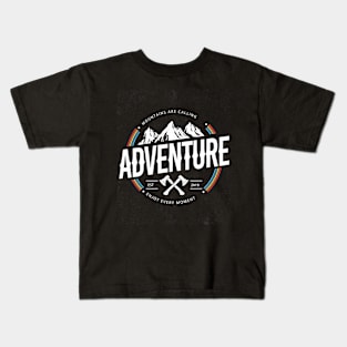 Mountains Are Calling Adventure Kids T-Shirt